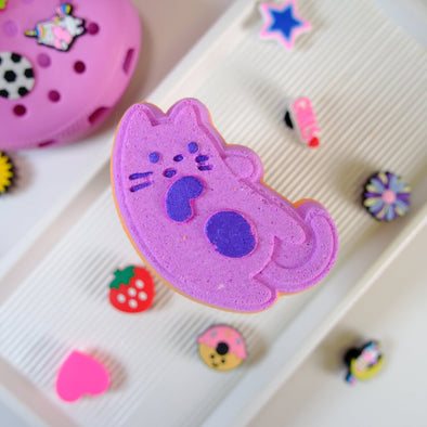 Happy Hippo Bath Bomb, Meow Meow With Shoe Charm