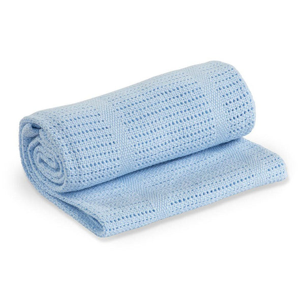 Lulujo Cellular Blanket, Blue