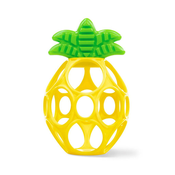 Bright Starts Hold My Own Easy Grasp Teether Toy, Pineapple