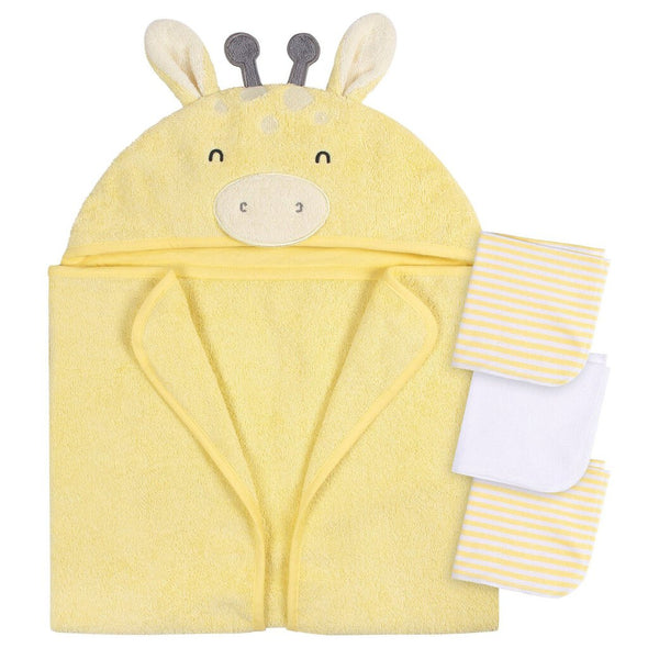 Gerber 4pc Bath Set, Yellow Giraffe