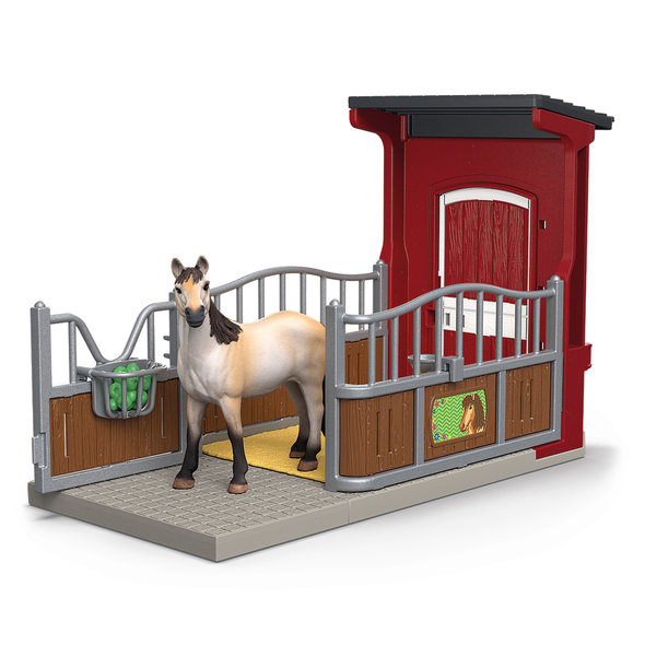 Schleich Ponybox with Mustang Mare