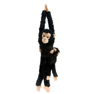 Wild Republic Hanging Mama and Baby Chimp 20"