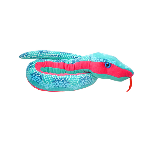 Wild Republic Snake Honeycomb Pink 54"