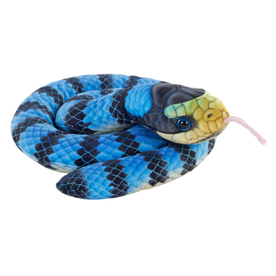 Wild Republic Sea Snake Green Yellow Lipped Coiled 36"