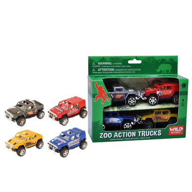 Wild Republic Zoo Action Trucks