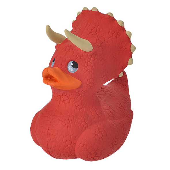 Wild Republic Rubber Duck Triceratops