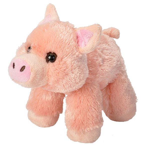 Wild Republic Hug Ems Pig 7"