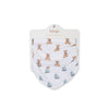 Lulujo 2pk Bandana Bibs, Vintage Bear/Sailboats