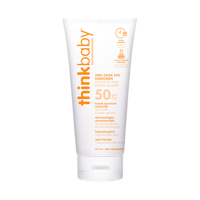 ThinkBaby Zinc Oxide Sunscreen SPF 50 (177ml)