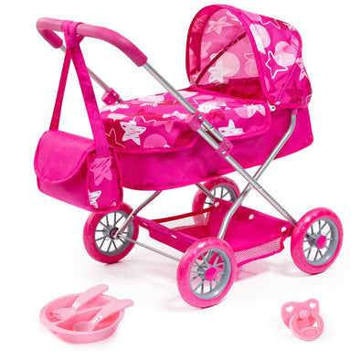 Bayer Smarty Doll Pram, Pink