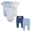 Gerber 5pc Onesies + Pants Set, Puppy Playground