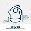 Tiny Twinkle Easy Bib, Ruffled Pink Check