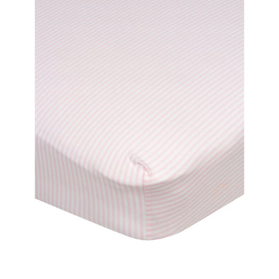 Gerber Fitted Crib Sheet, Pink Stripe