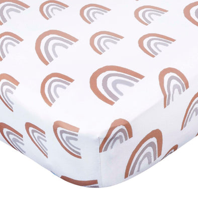 Gerber Fitted Crib Sheet, Boho Rainbow
