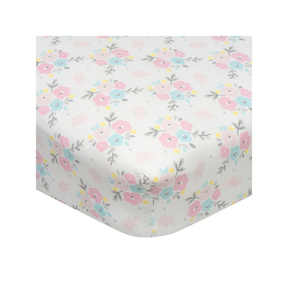 Gerber Fitted Crib Sheet, Flowers