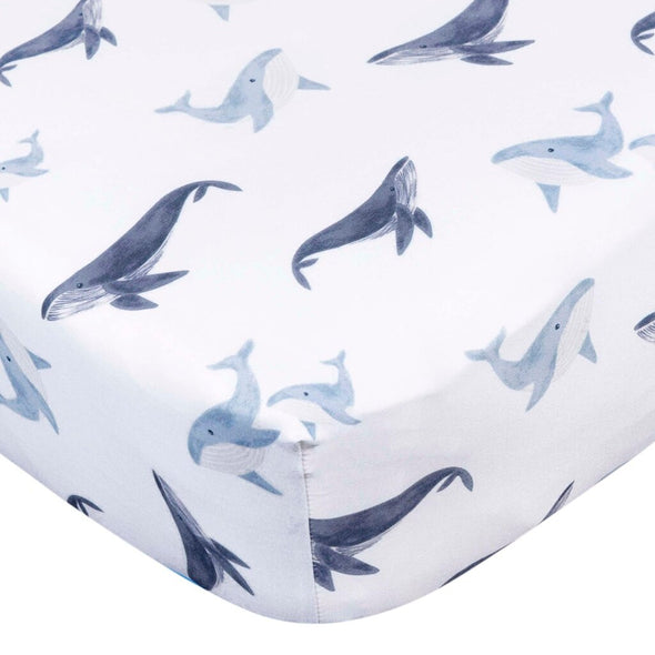 Gerber Fitted Crib Sheet, Coastal Calm