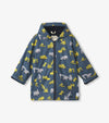 Hatley Under Construction Zip-Up Rain Jacket
