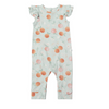 Loulou Lollipop Ruffle Romper, Peaches
