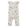 Loulou Lollipop Ruffle Romper, Peaches