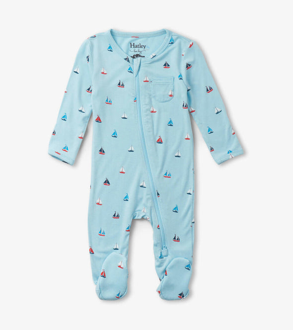 Hatley Bamboo Coverall, Tiny Sailboats