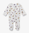 Hatley Baby Footed Sleeper, Vintage Flight
