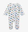 Hatley Baby Footed Sleeper, Painted Dino
