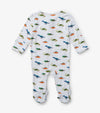 Hatley Baby Footed Sleeper, Painted Dino