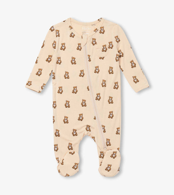 Hatley Teddy Bears Classic Zip Footy