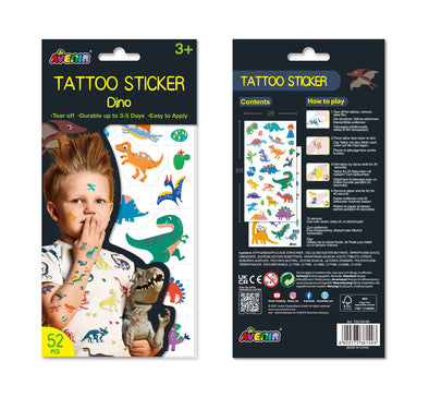 Avenir Tattoo Sticker, Dino