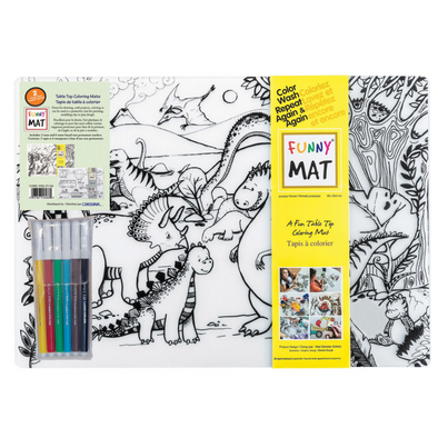 Funny Mat Value Pack, Dino + Vehicles