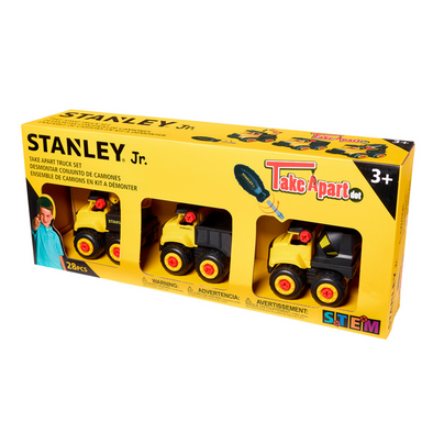 Stanley Jr 3pc Take Apart Truck Set