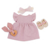 LullaBaby 14" Doll Outfit, Pink Dress & Headband Outfit