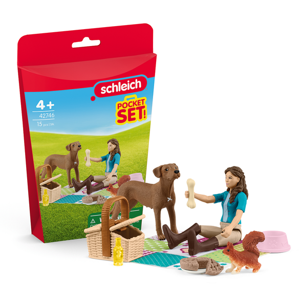 Schleich Pocket Set, Picnic with Lisa