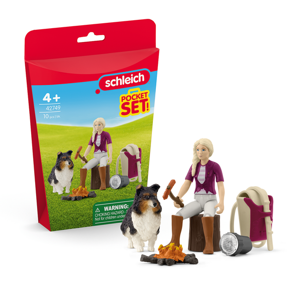 Schleich Pocket Set, Barbecue Area with Sofia