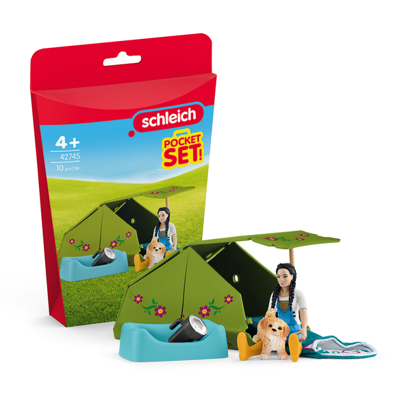 Schleich Pocket Set, Camping Adventure with Kim