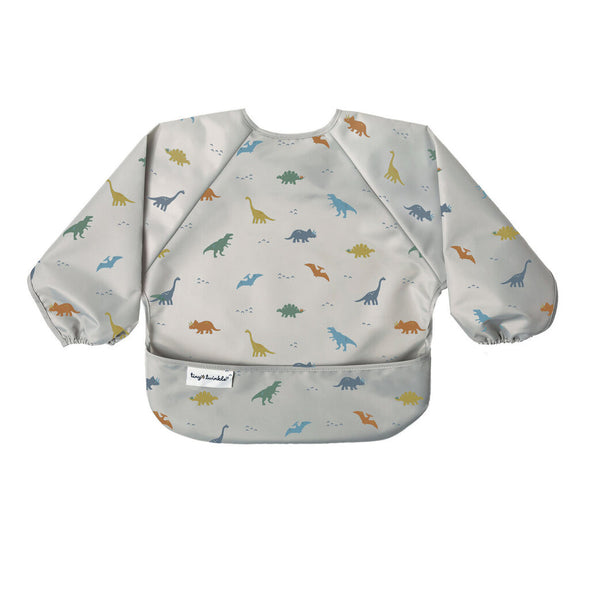 Tiny Twinkle Mess-Proof Full Sleeve Bib, Dino