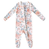 Copper Pearl Zip-Up Footie, Autumn