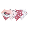 Copper Pearl Bandana Bibs 4 Pack, Minnie Mouse
