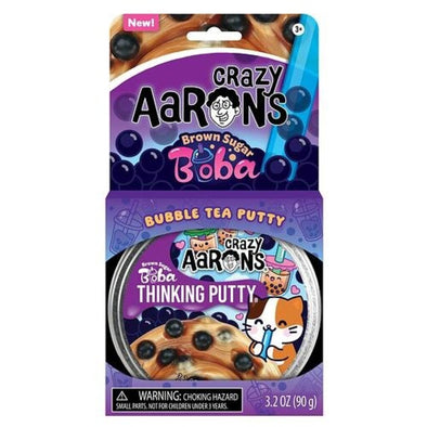 Crazy Aarons Thinking Putty, Brown Sugar Boba