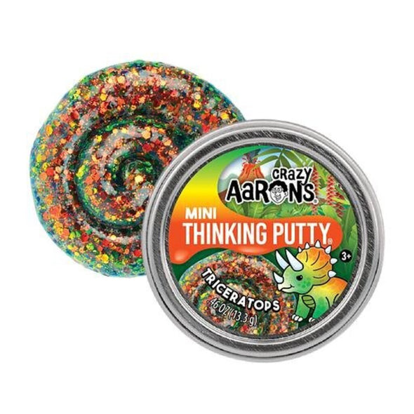 Crazy Aarons Thinking Putty Mini, Triceratops