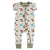 Parade Organics 2-Way Zip Romper Short Sleeve, Oh Canada