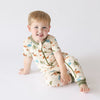 Parade Organics 2-Way Zip Romper Short Sleeve, Oh Canada