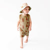 Parade Organic Tank Romper Signature Print, Bears