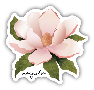 Magnolia Flower Sticker
