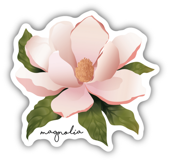 Magnolia Flower Sticker
