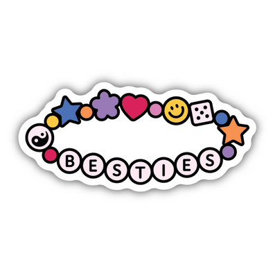 Besties Friendship Bracelet Sticker