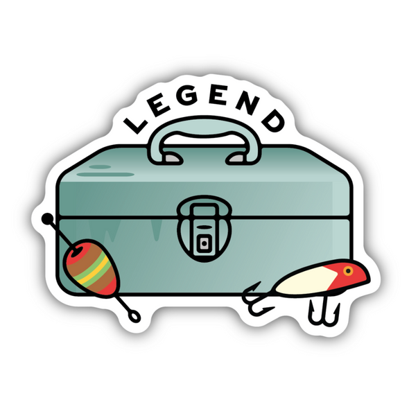Legend Tackle Box Sticker