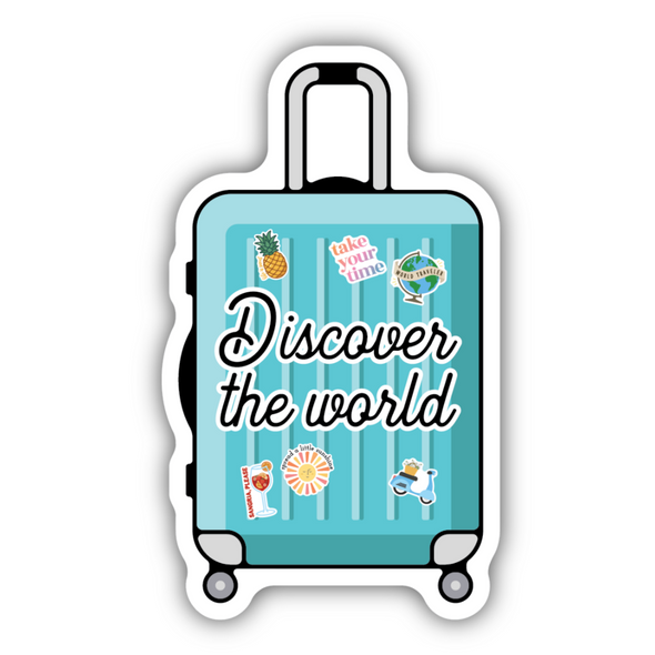 Discover The World Suitcase Sticker