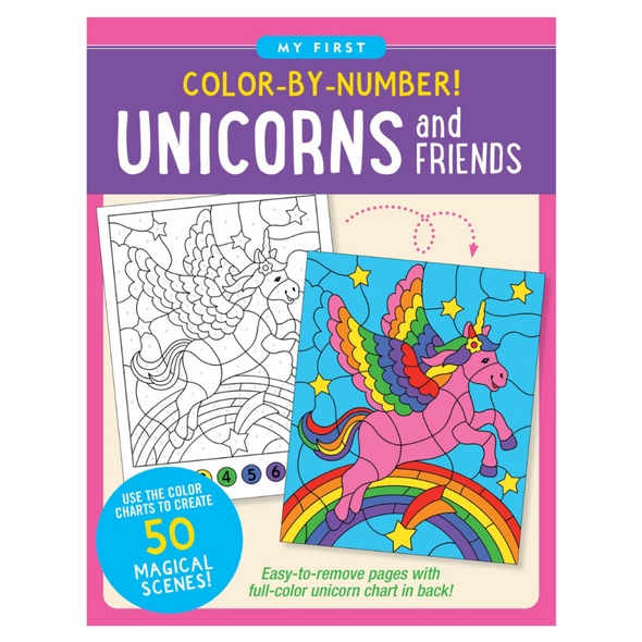 Colour by Number, Unicorn and Friends