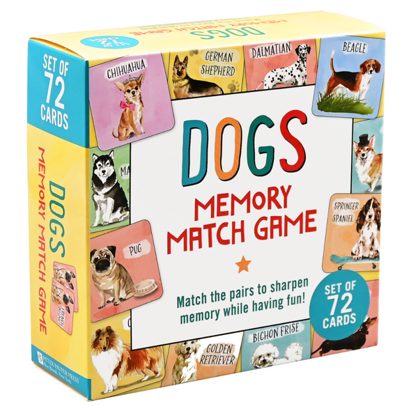 Memory Match Game Dogs
